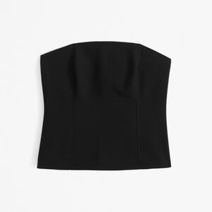Women's Abercrombie & Fitch Tailored Tube Top Black